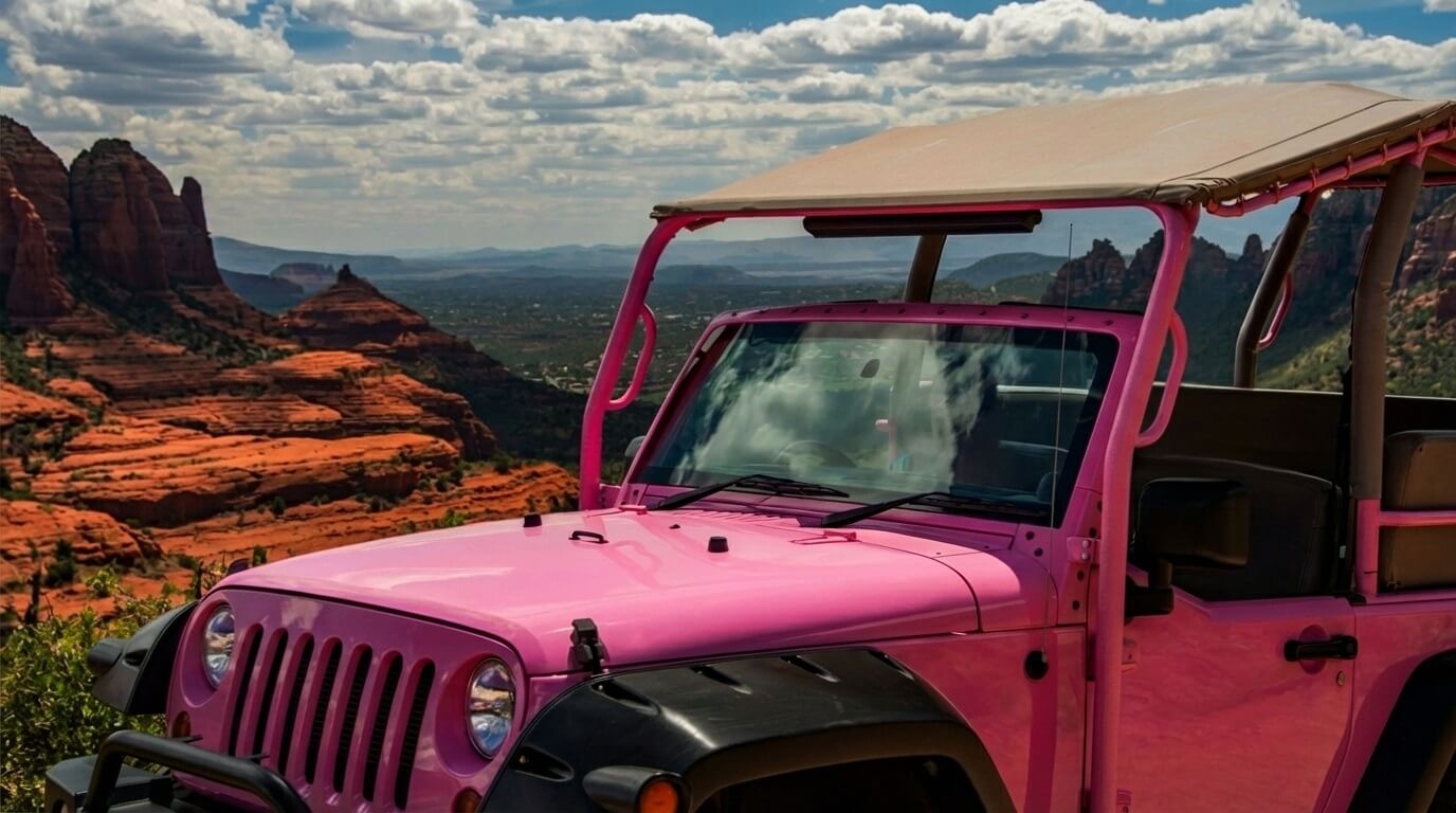 pink jeep sedona arizona